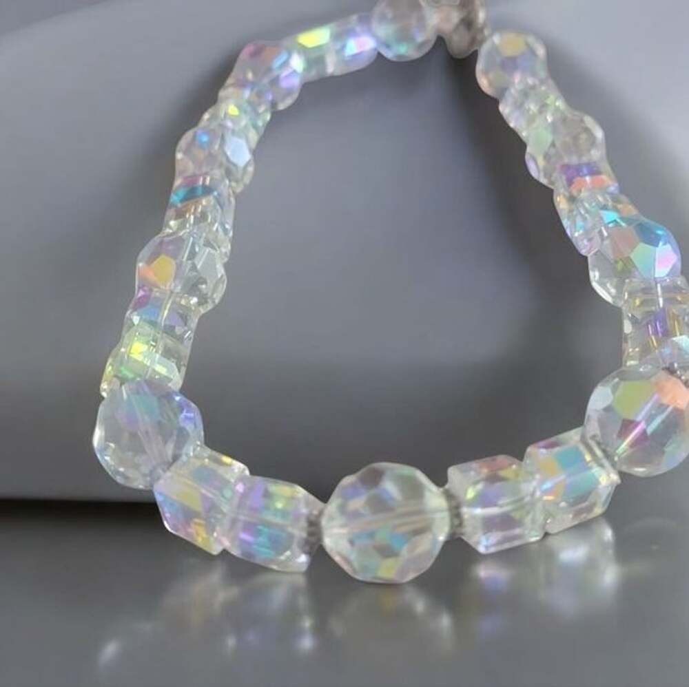 Iridescent Crystal Bracelet